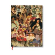 Spring (Lawrence Alma-Tadema) Ultra Lined Hardback Journal (Elastic Band Closure)